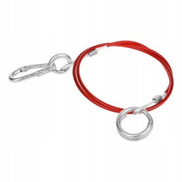 Trailer hitch brake securing cable