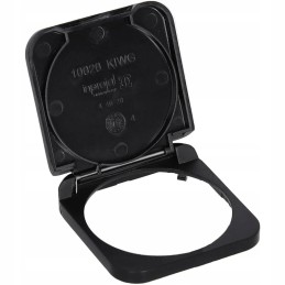 Presto black electrical socket frame