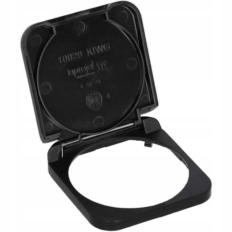 Presto black electrical socket frame