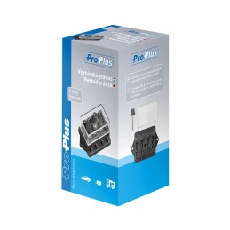 Universal fuse box, 4-fold, 12 24v