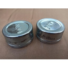 Hub cover, aluminum, braked axle, 900-1500 kg, 55mm