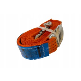 Towing rope with hooks 4 5 m 3 t, tape towing strap