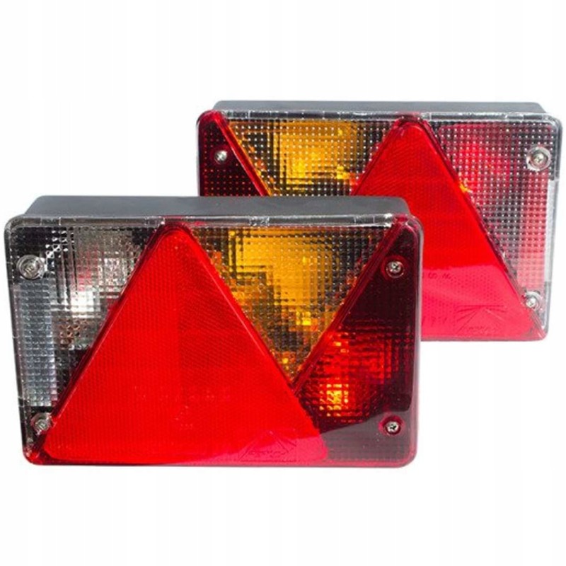 Set of 2x aspoeck rear combination lamps for trailers