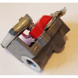 Red soft pneumatic connector m16x1 5 Wabco with valve