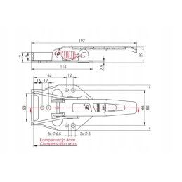 Trailer side clamp stzb 04