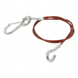 Trailer hitch brake securing cable