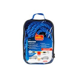 Tow rope, steel hooks, 4 meters, 5 tons, lamp
