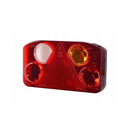 Right rear combination lamp with a reflective triangle