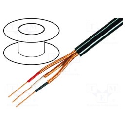 5 m x TASKER - C181 - Wire: microphone cable, 5x0.14mm2, black, OFC, -15÷70°C, PVC