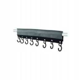 Tourist towel hanger with 8 Velcro hooks