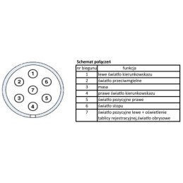 7-pin trailer hitch socket