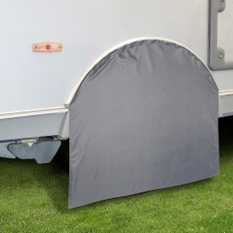 Protective apron cover for the Kedra camper wheel l