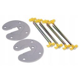 A set of washers and pins for awnings kit awning plate fiamma in wa