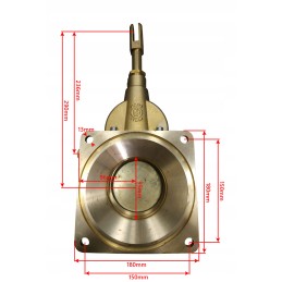 Brass valve MZ 4 slurry tanker