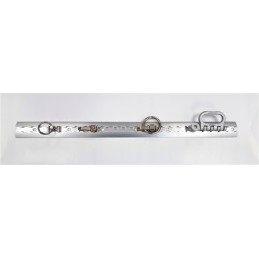 Rectangular aluminum airline cargo securing strip