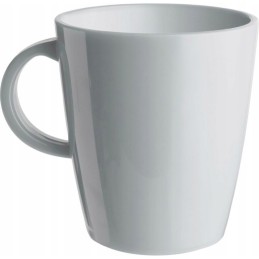 Unbreakable white Brunner dolomite yacht mug