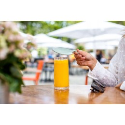 Leaf on snack saucers, 4 pcs