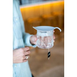 Leaf on snack saucers, 4 pcs