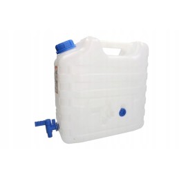 Drinking water container 15l, plastic tap