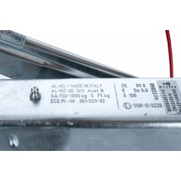 Alco overrun device for 1000 kg trailers