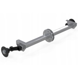 Unbraked axle knott vg7 for light trailer 750kg 2027mm 1607mm 4x100