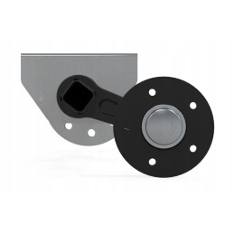 Unbraked axle knott vg7 for light trailer 750kg 2027mm 1607mm 4x100