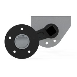 Unbraked axle knott vg7 for light trailer 750kg 2027mm 1607mm 4x100