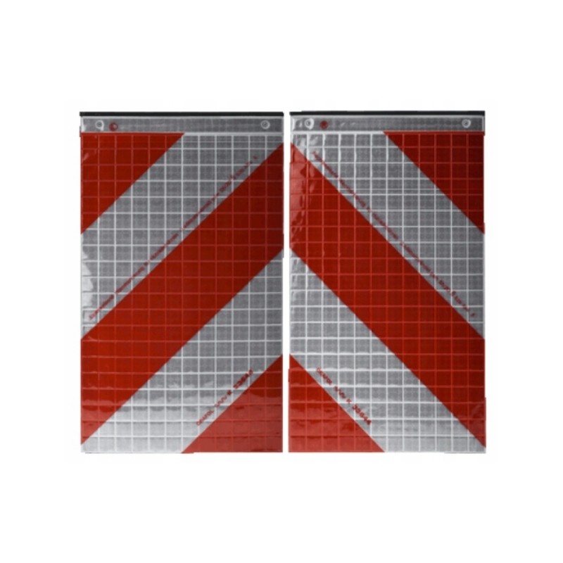 Platform elevator marking, reflector, flag, set