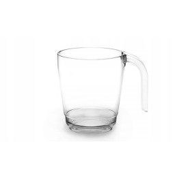 Transparent coffee and tea mug, 300 ml
