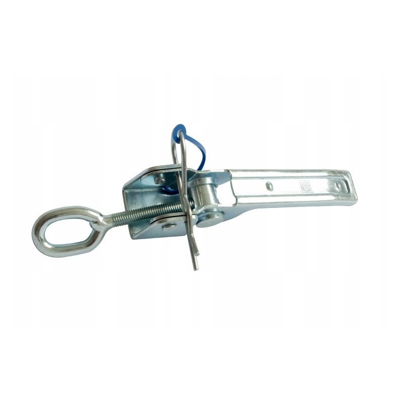 Winterhoff side trailer hitch, clamp, tilting side closure