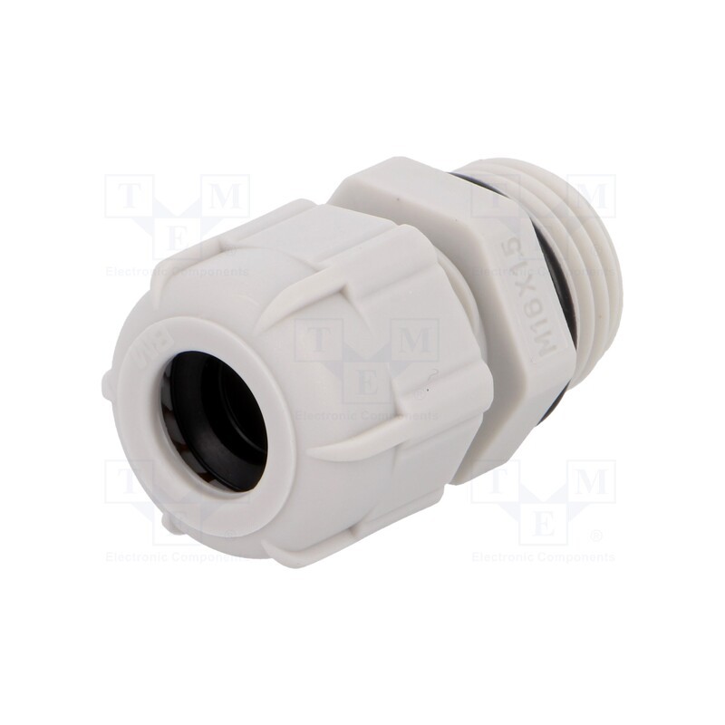 5 pcs x BM GROUP - 4917 - Cable gland, M16, 1.5, IP68, polyamide, grey, UL94V-2