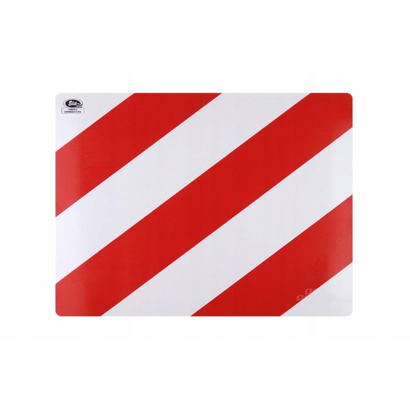 Warning board, dimensions 40x30, left truck, 1 pc