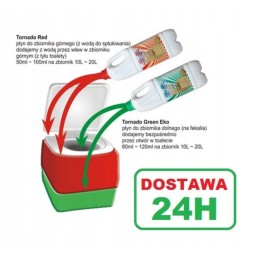 Liquid for chemical toilet tornado green 2l