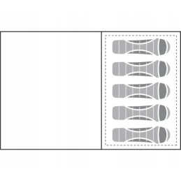 Orizon outdoor brunner family tent for 5 people