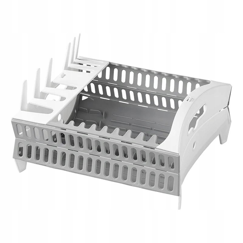 Folding dish dryer for camping and camping