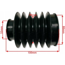 Bellows, rubber cover for the plug alignment cylinder