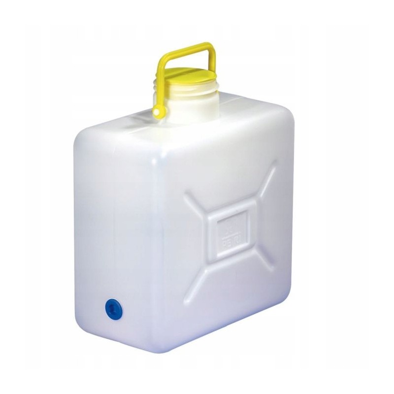 Tourist water tank 16l, wide comet filler