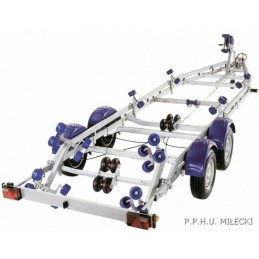 Side roller clamp 40x40 for boat trailer