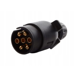 Hook socket with cover, 7 pin plastic plug