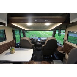 Hype electrically lowered bed for a camper