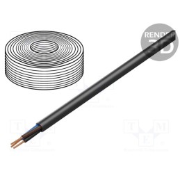 5 m x HELUKABEL - 37029T - Wire, H07RN-F,TITANEX®, 3G2.5mm2, round, stranded, Cu, rubber