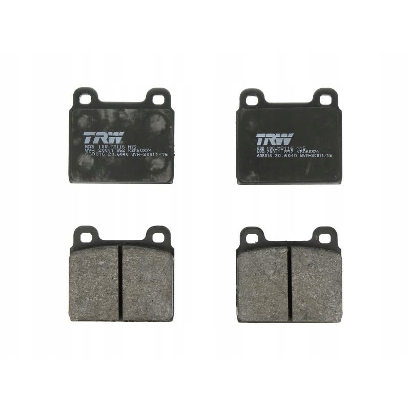 Front brake pads Trw GDB100