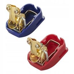 Automatic self-locking battery clamps