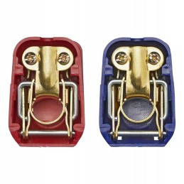 Automatic self-locking battery clamps