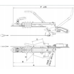 Knott KF27 overrun device for trailers 2700kg
