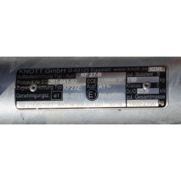 Knott KF27 overrun device for trailers 2700kg