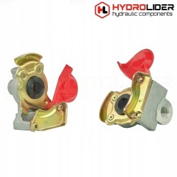 Air connector M16x1 5 valves red hydrolider