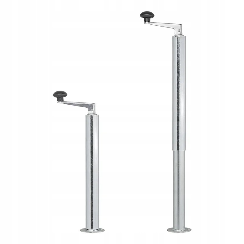 Adjustable trailer support fi48 mm 400-650 mm with crank large stroke 350kg power