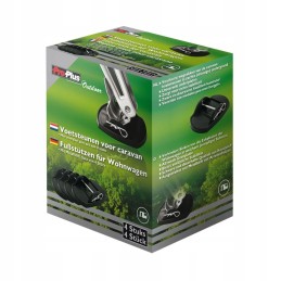 Leg support pads for a caravan or camper