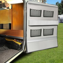 Flexible mesh pocket organizer 36x18cm, strong